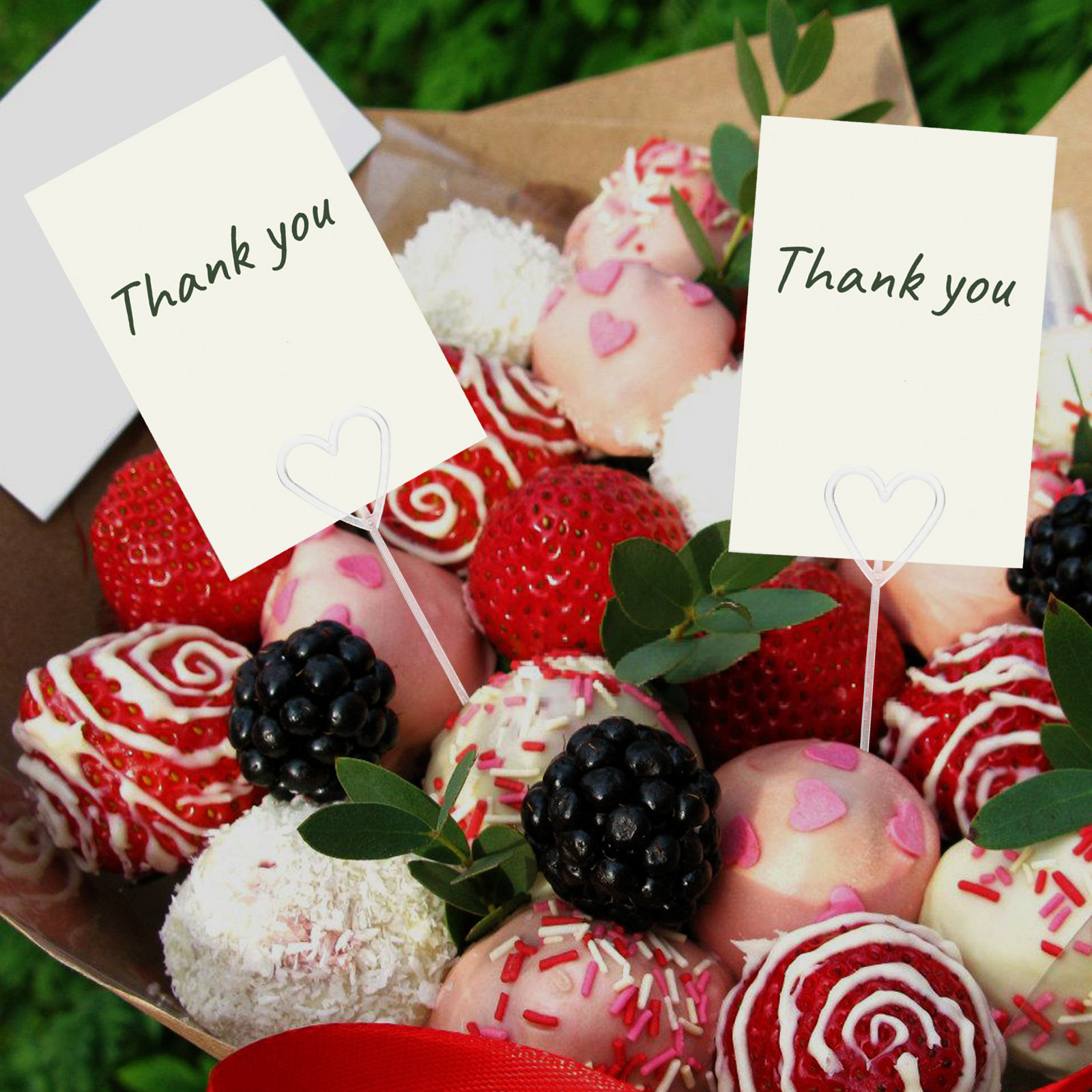Wedding Supply Decor - 80 supports de cartes floraux en
