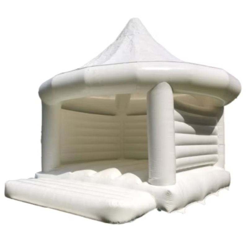 Wedding Event Supply - Château gonflable blanc pour mariage, jeux