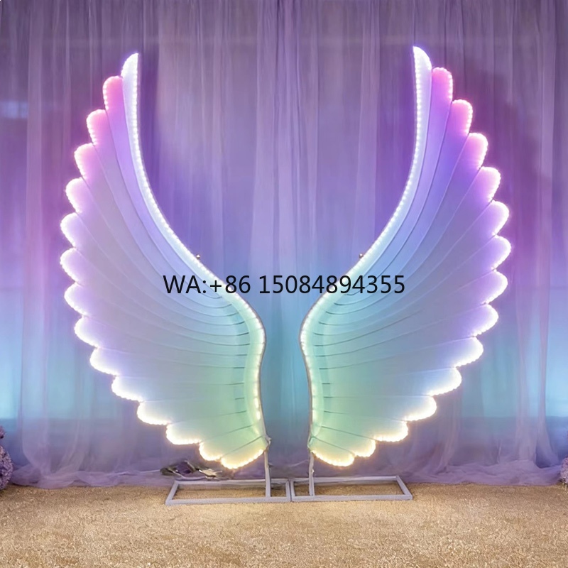 Wedding Led - Ailes d'ange lumineuses, accessoires de lumière,