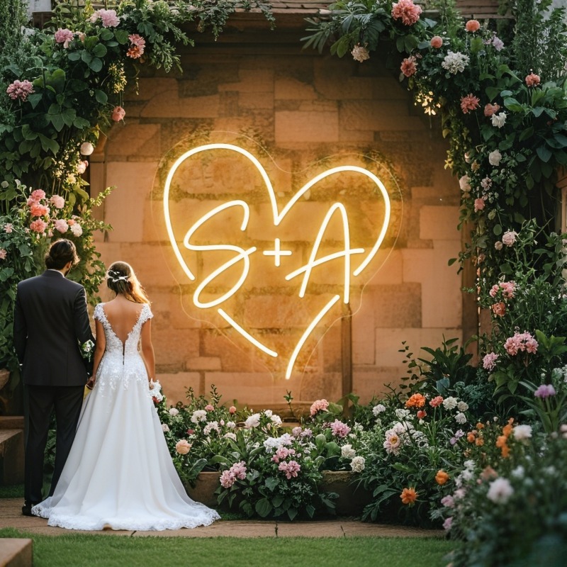 Wedding Led - Enseigne au néon LED en forme