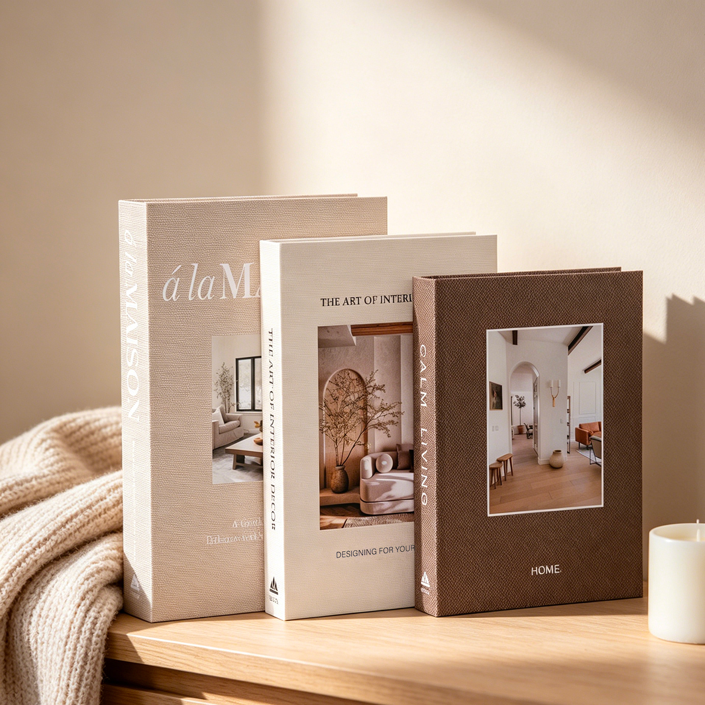 Wedding Solution - Lot de 3 faux livres de