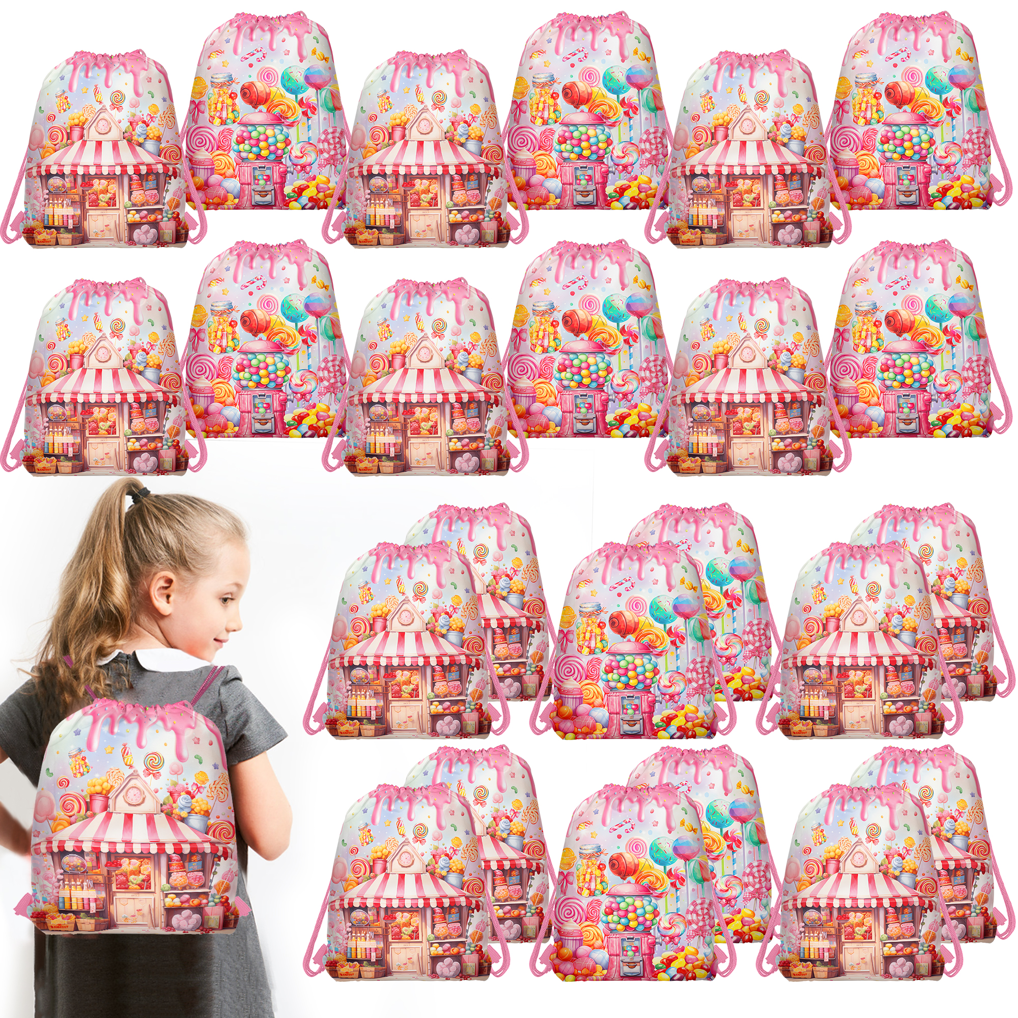 Wedding Event Supply - 10 sacs cadeaux non tissés Candy