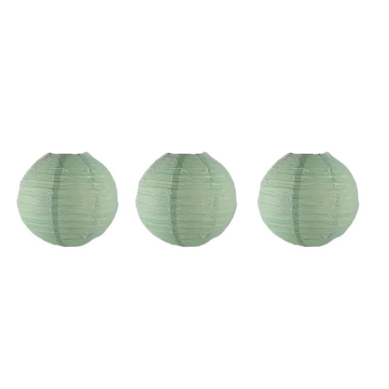Wedding Event Supply - 3 lanternes rondes suspendues en papier