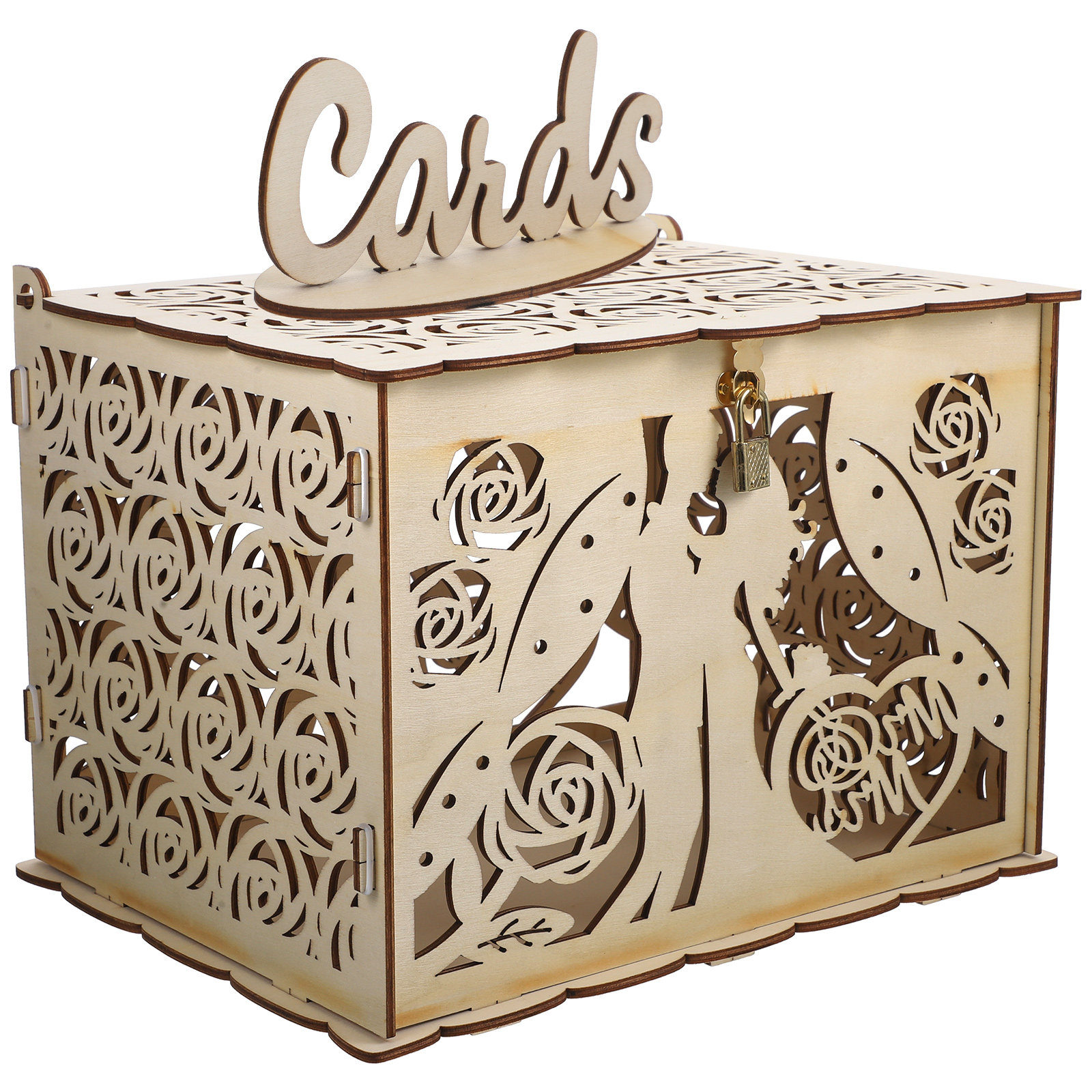 Wedding Card Box - Boîte à cartes de mariage rustique