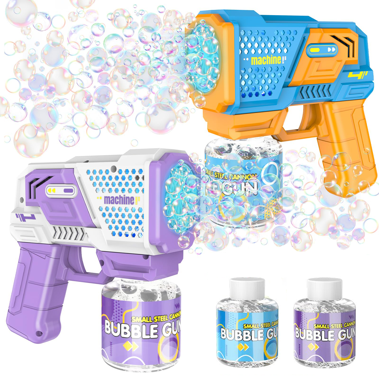 Wedding Solution - Pistolet à bulles avec lumières, machine
