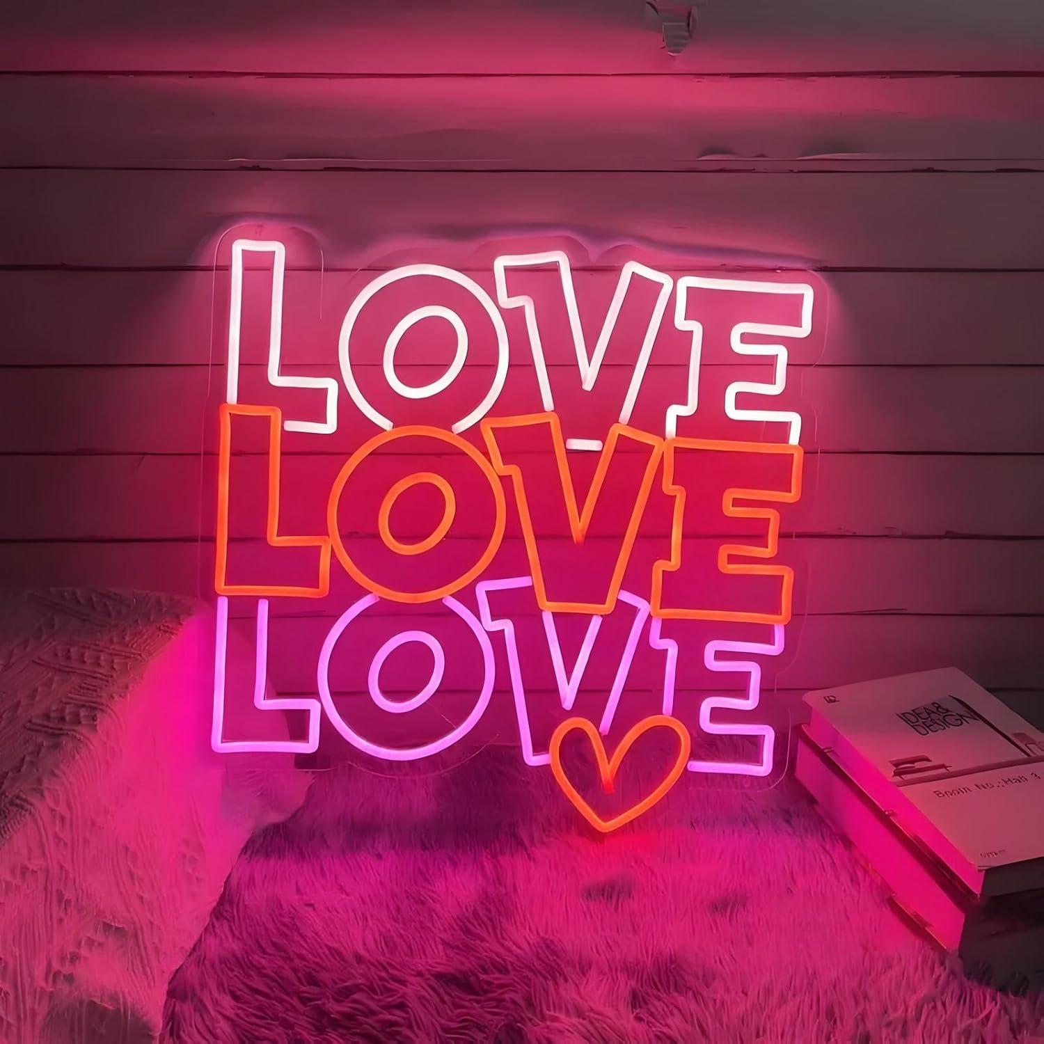 Wedding Led - Enseigne néon « Love » à