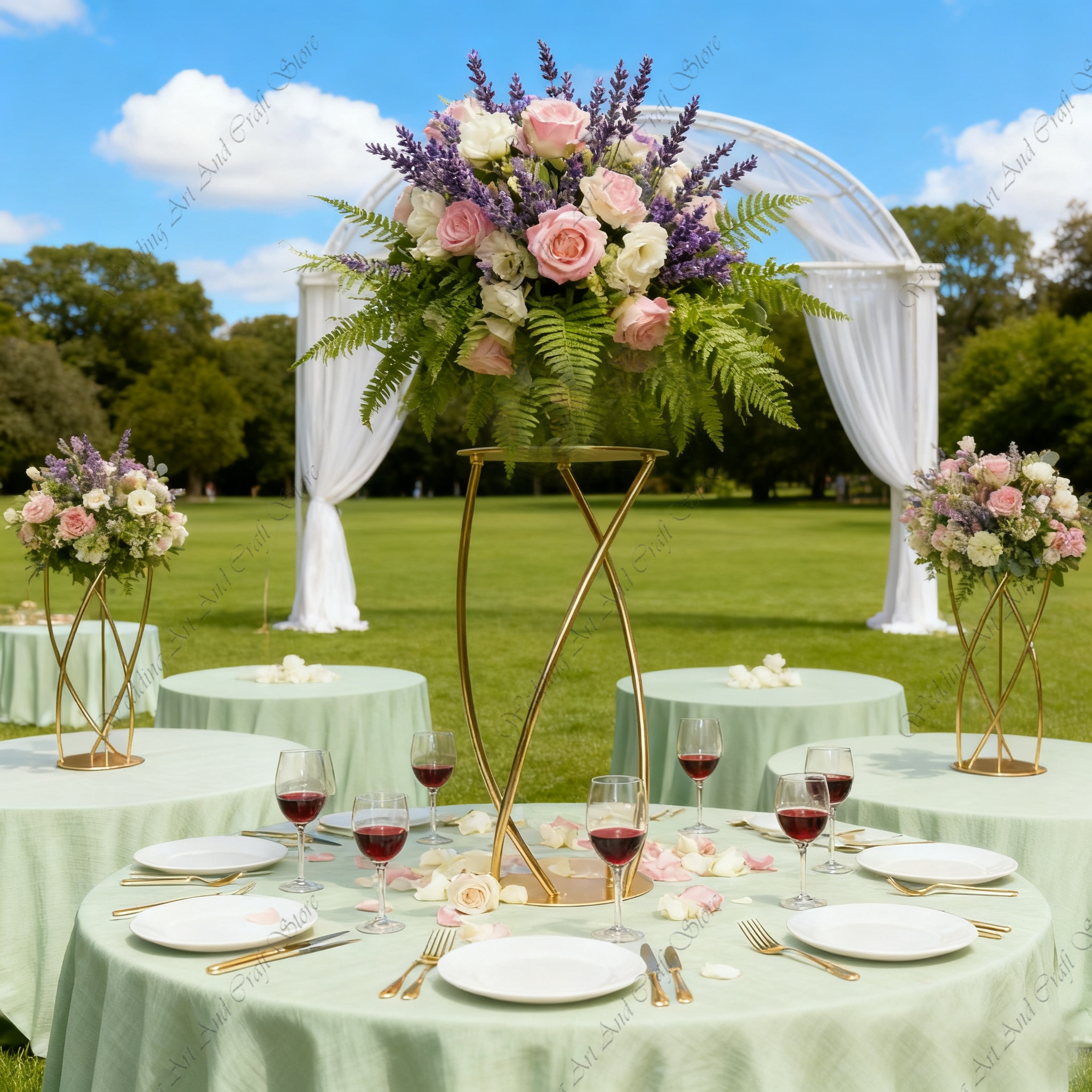 Centerpiece Vase Tall - 10 pièces 50-100 cm de haut