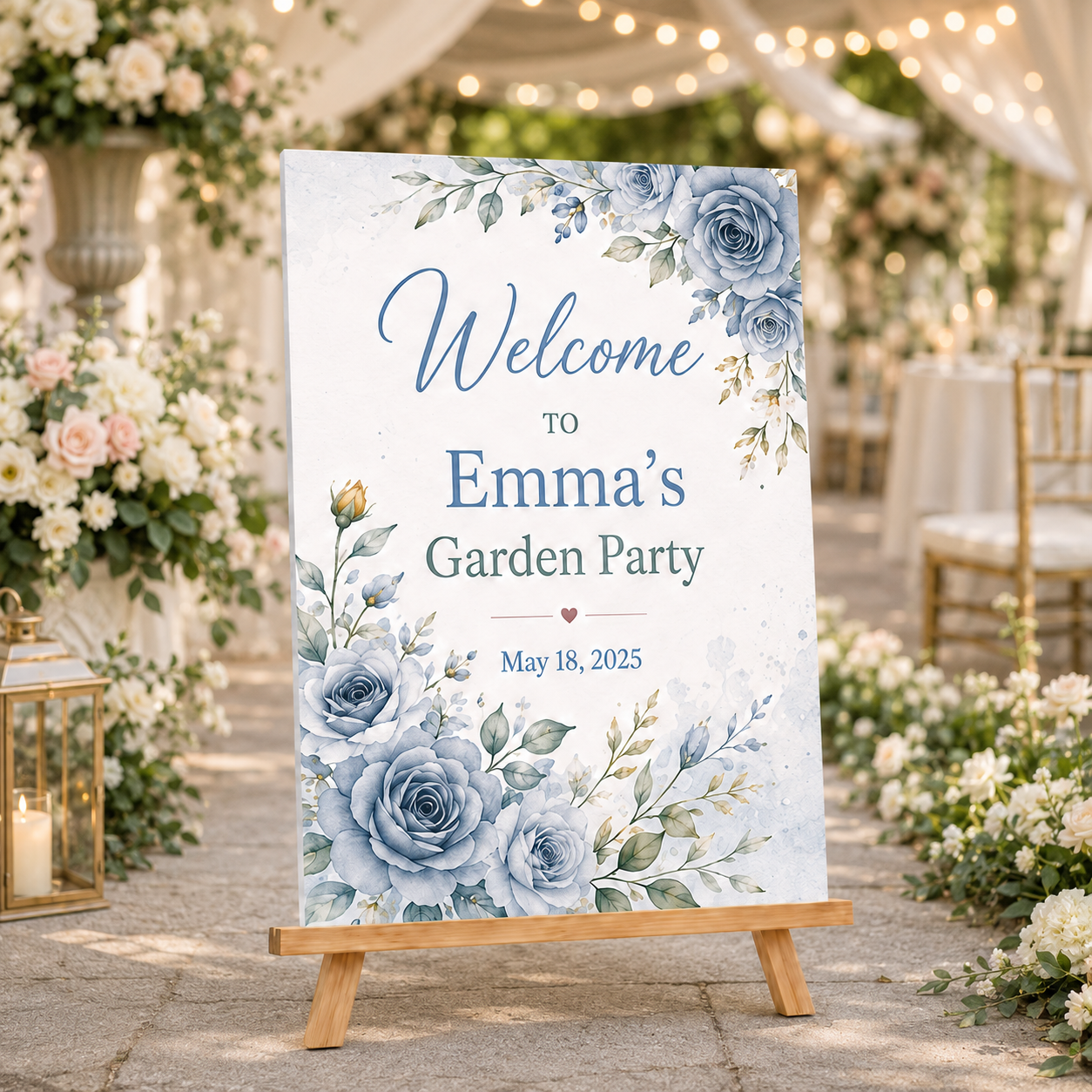 Wedding Event Supply - Panneau de bienvenue personnalisé en mousse,