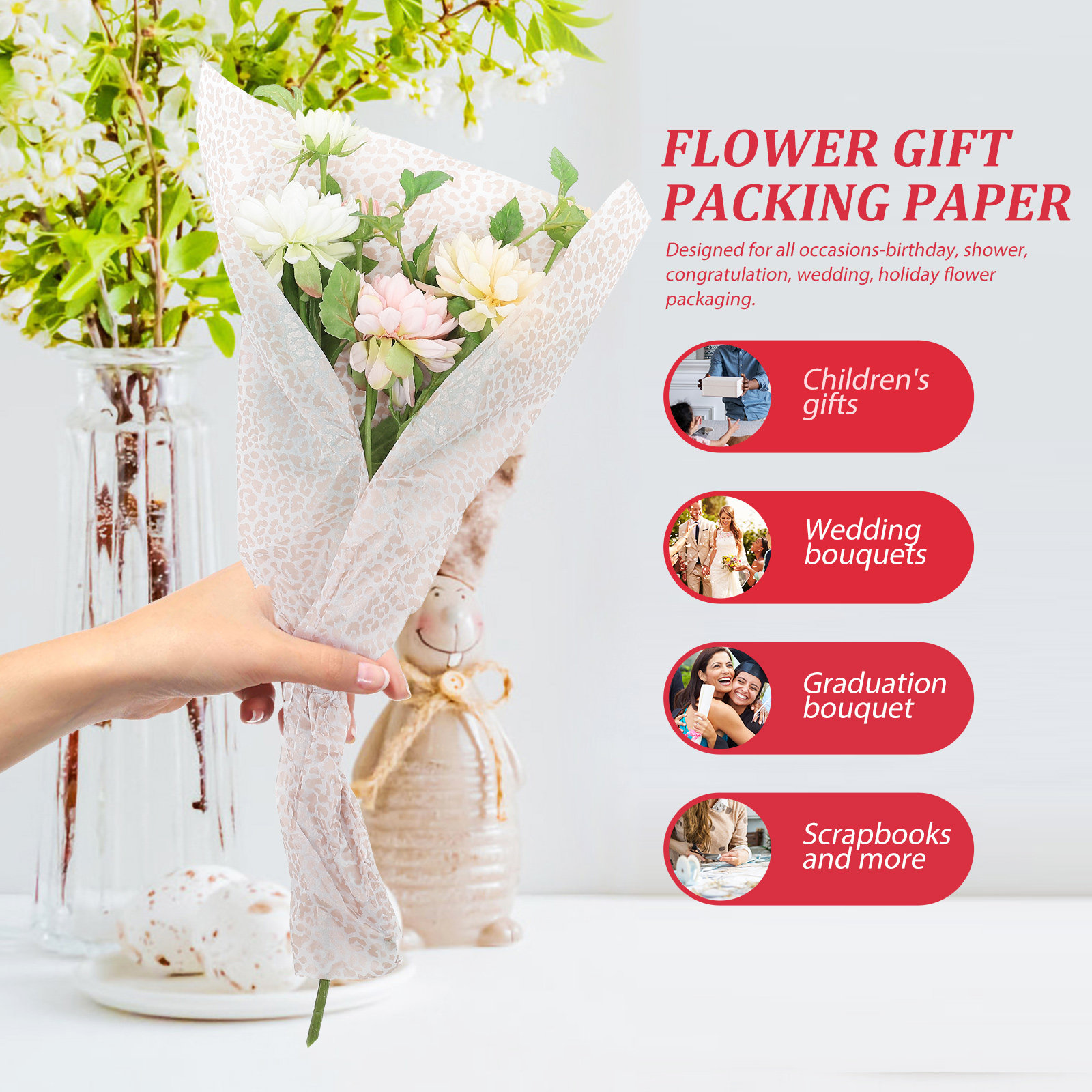Papier d'emballage pour fleurs - Wedding Supply Decor avis et prix