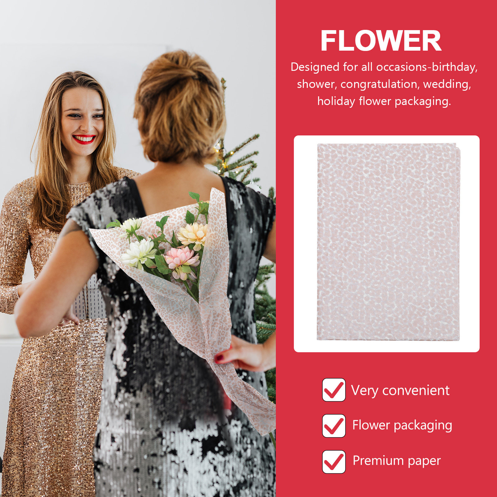 Papier d'emballage pour fleurs - Wedding Supply Decor avis et prix