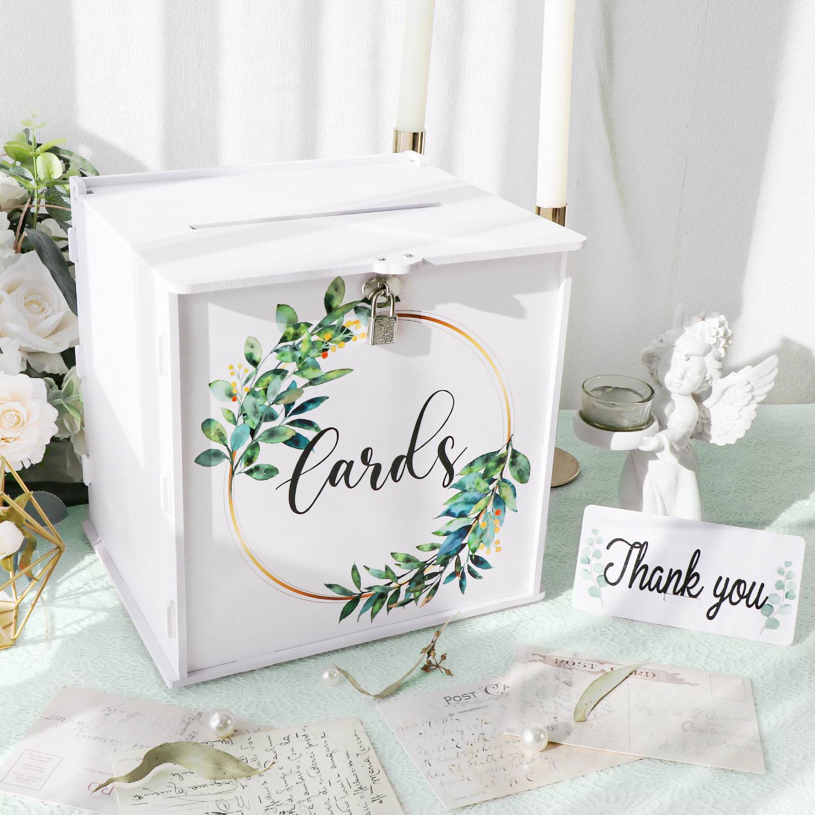 Boîte à cartes de mariage avec - Wedding Card Box avis et prix