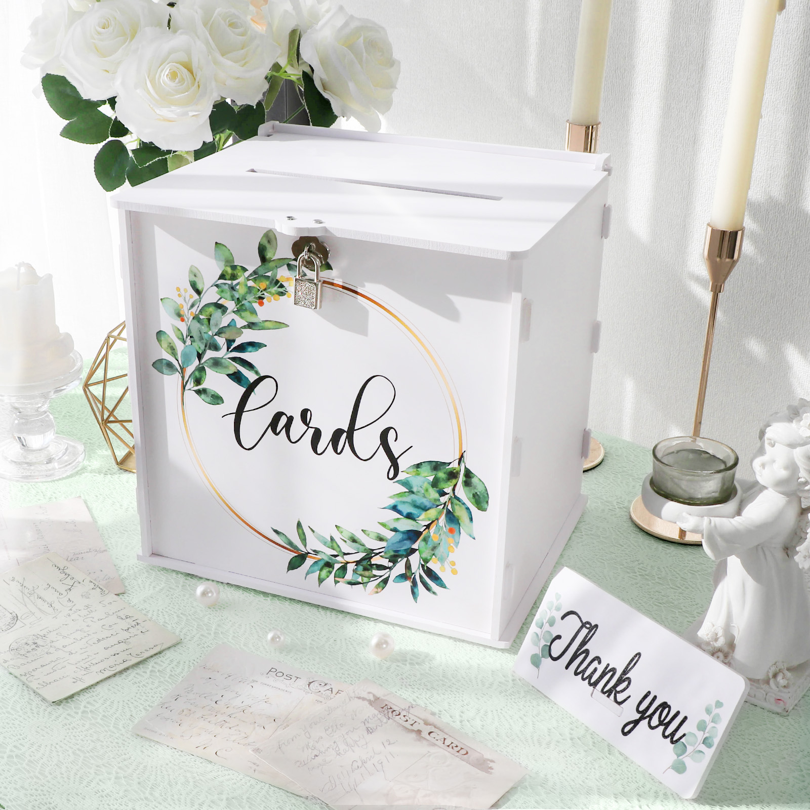 Boîte à cartes de mariage avec - Wedding Card Box avis et prix