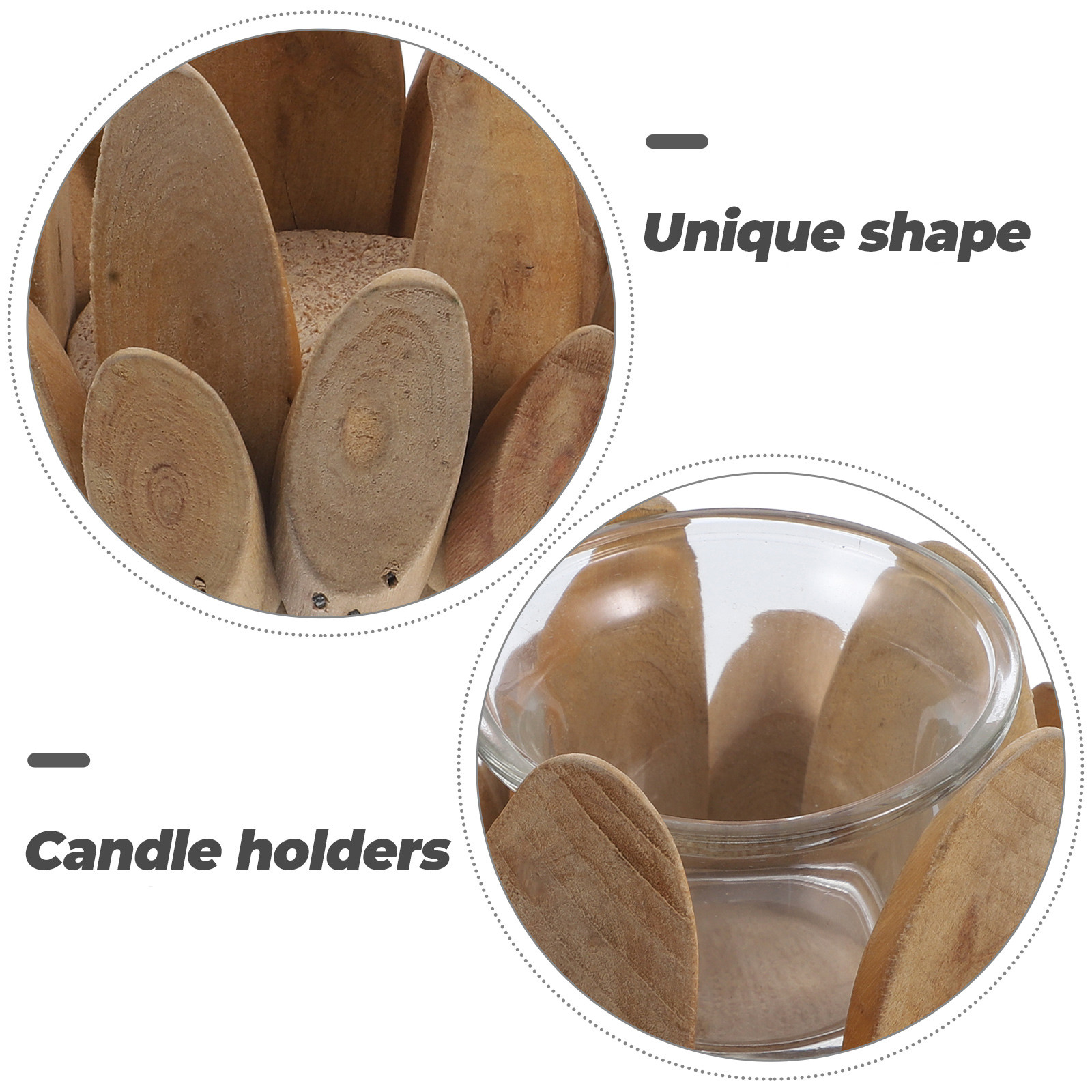 Support en bois en forme de lo - Wedding Supply Decor avis et prix