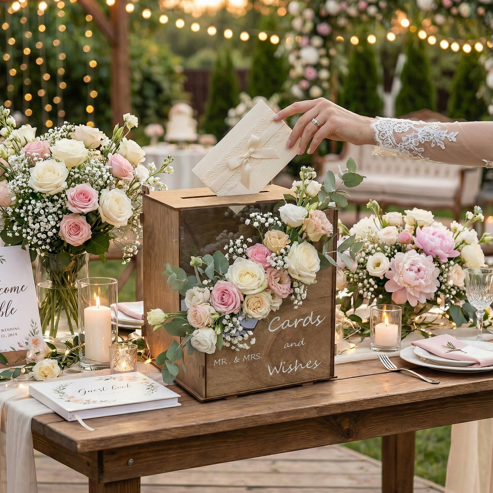 OurWarm Boîte à cartes de mari - Wedding Card Box avis et prix