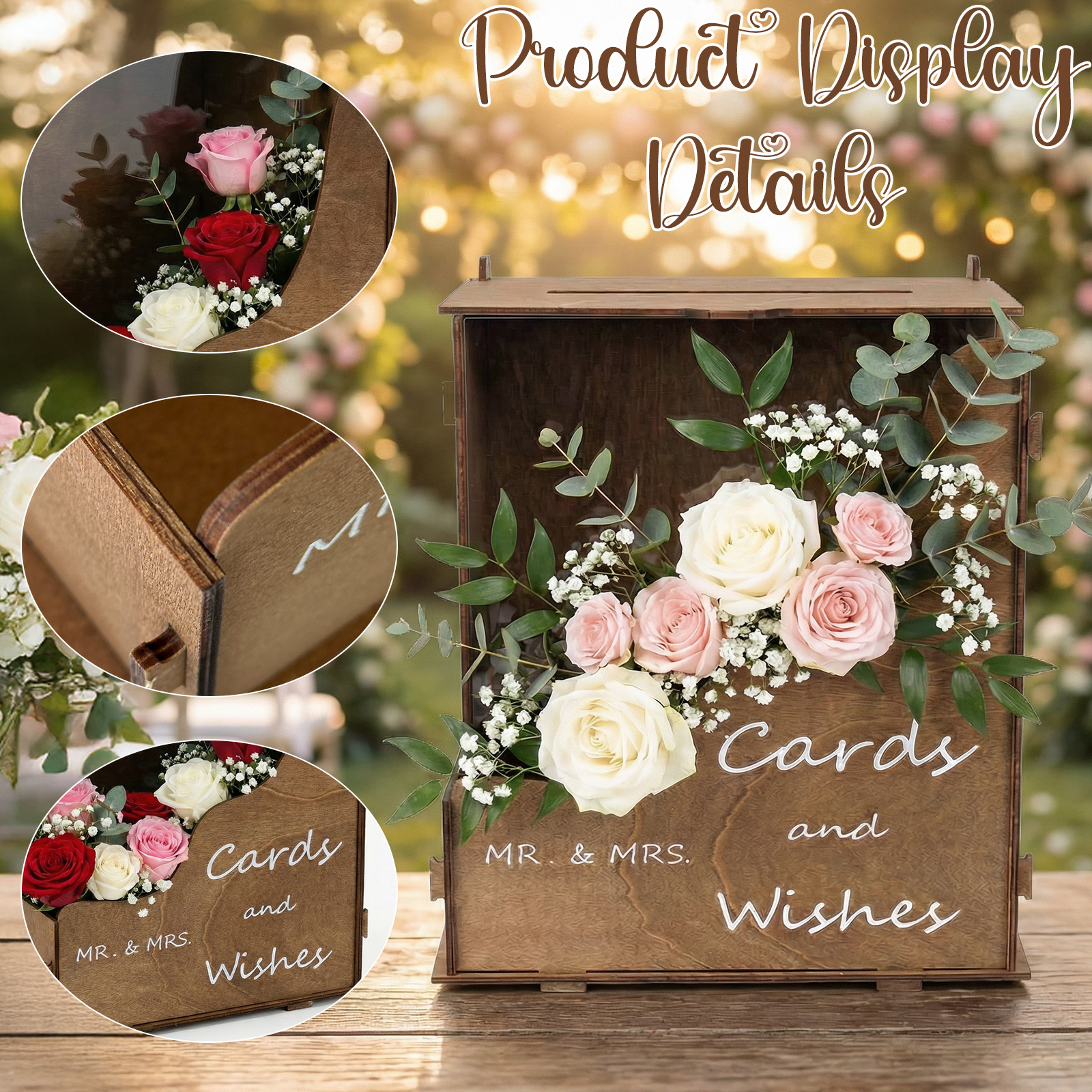 OurWarm Boîte à cartes de mari - Wedding Card Box avis et prix