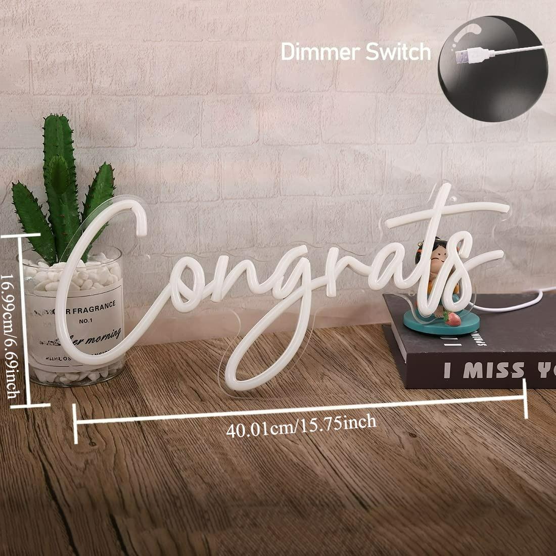Panneau néon « Félicitations » - Wedding Led avis et prix