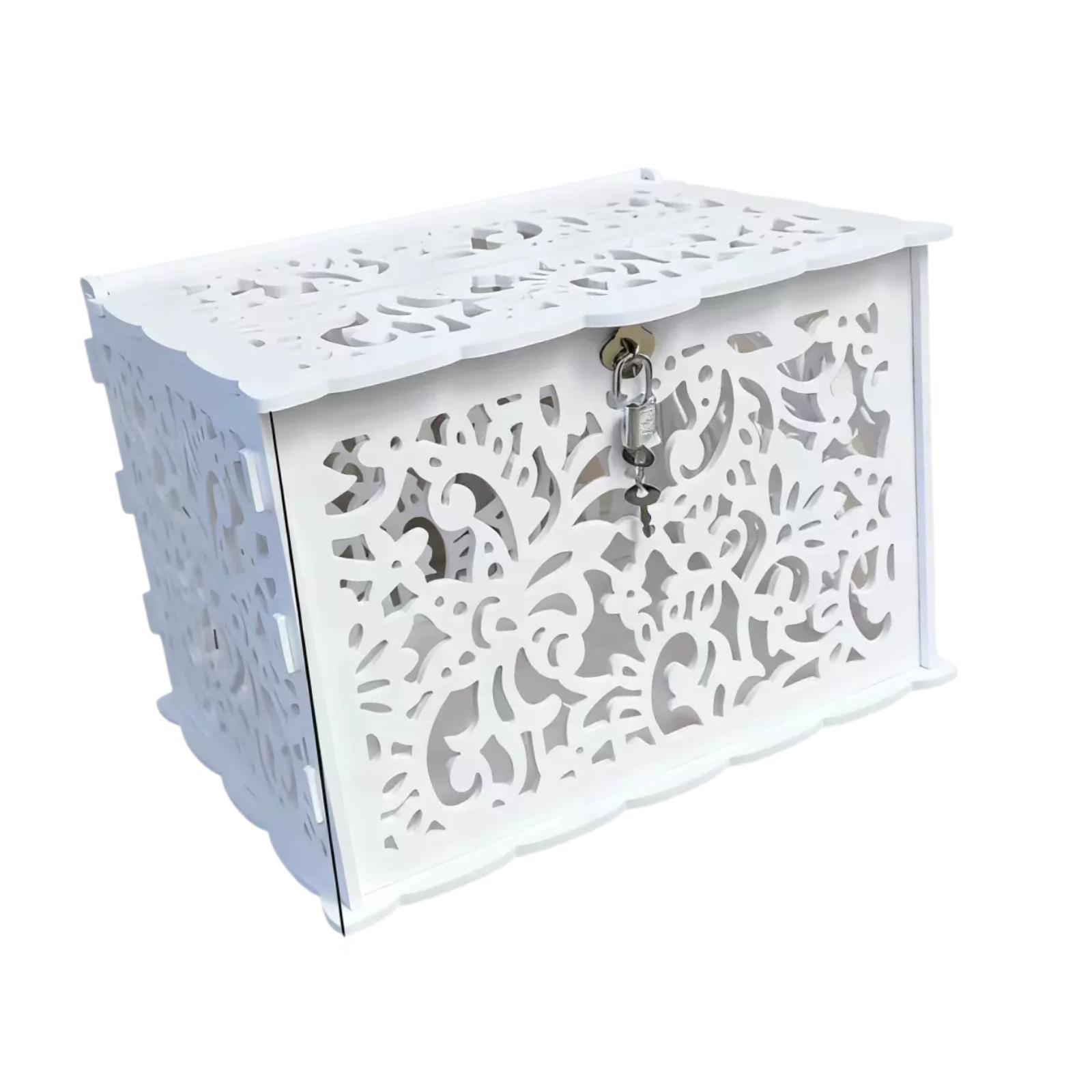 Boîte élégante blanche pour ca - Wedding Card Box avis et prix