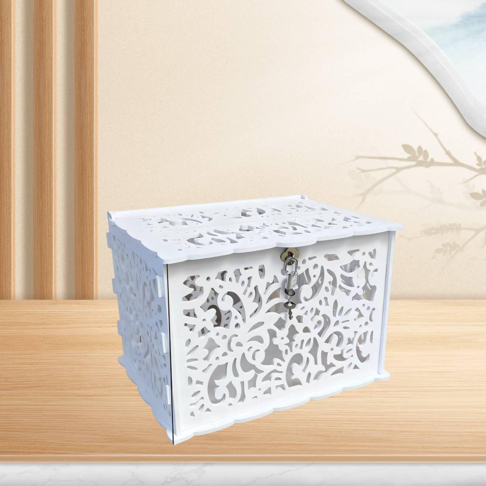 Boîte élégante blanche pour ca - Wedding Card Box avis et prix