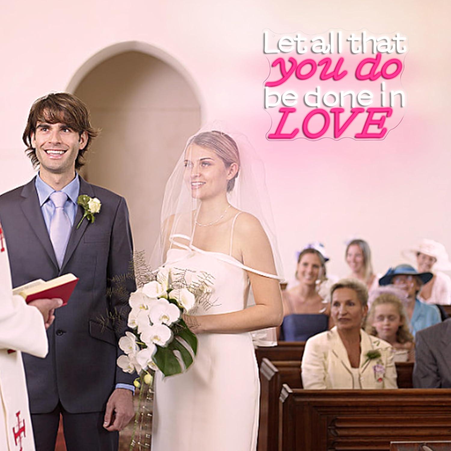 Panneau néon « Que tout ce que - Wedding Led avis et prix