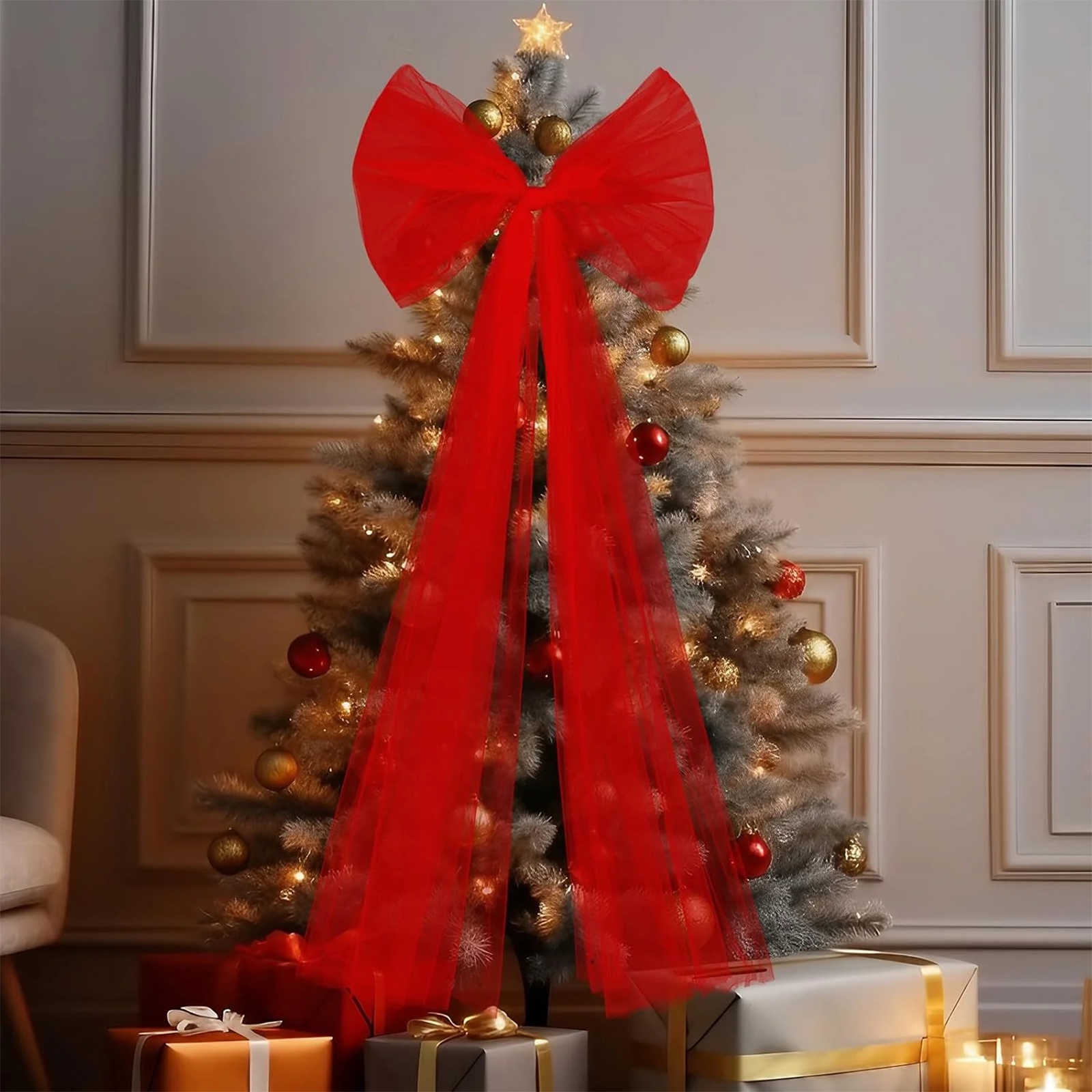 Décoration de noël avec nœud e - Wedding Supply Shops avis et prix