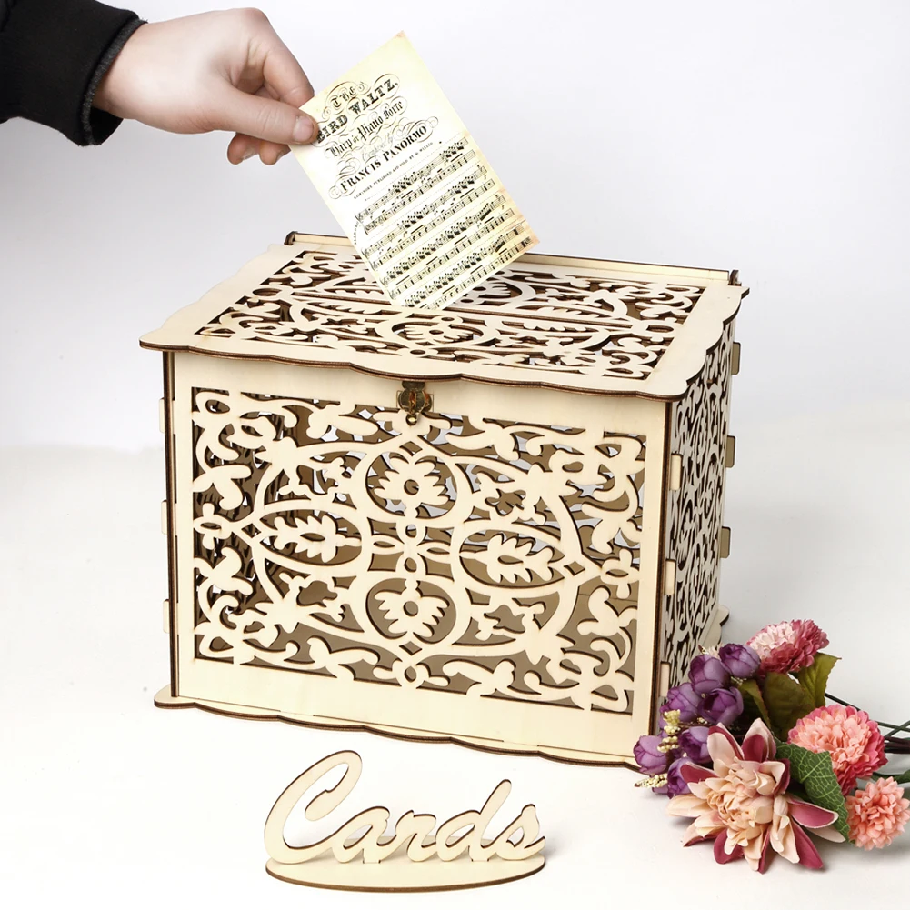Boîte à cartes de mariage en b - Wedding Card Box avis et prix