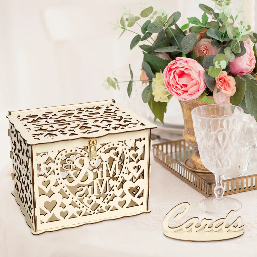 Boîte à cartes de mariage en b - Wedding Card Box avis et prix