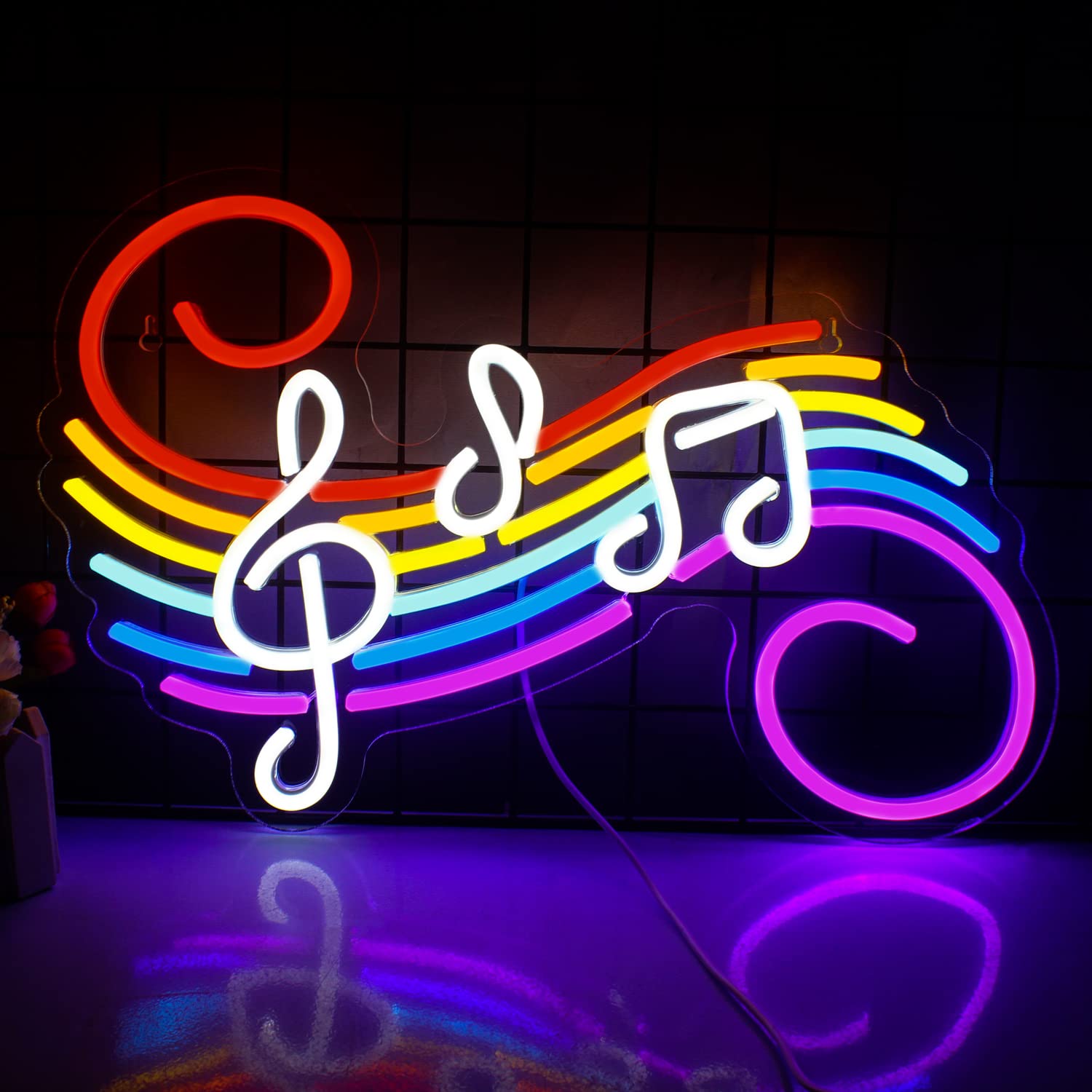 Enseigne néon notes de musique - Wedding Led avis et prix