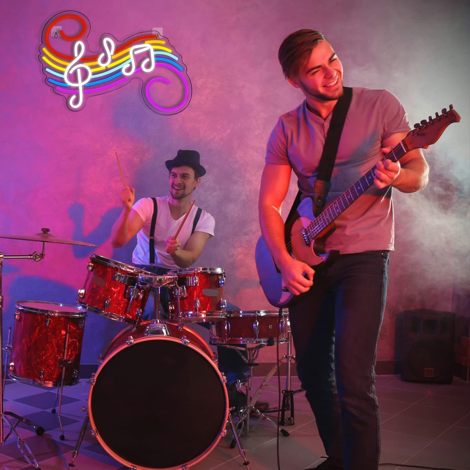 Enseigne néon notes de musique - Wedding Led avis et prix