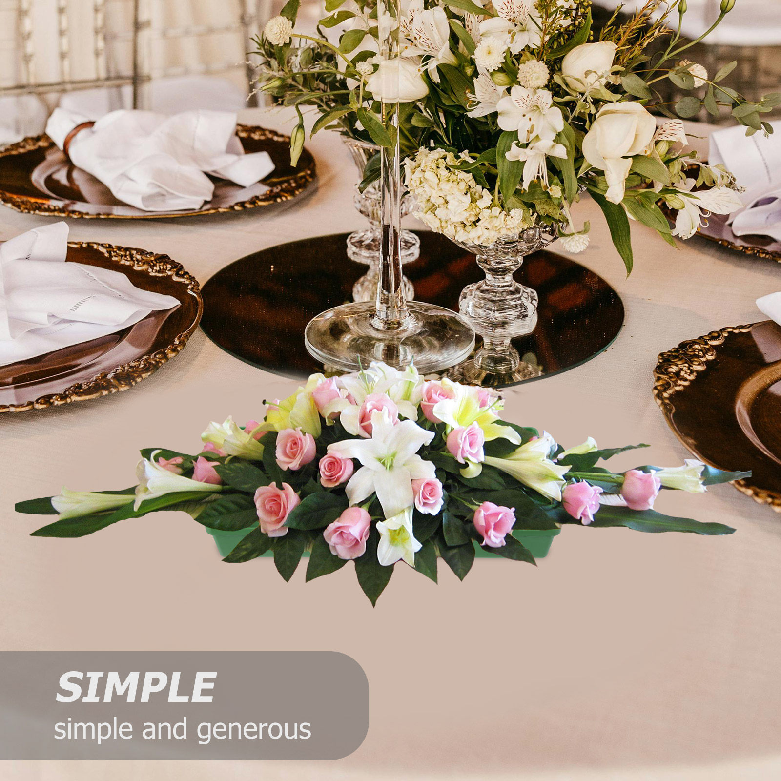 10 pièces de plateaux de mouss - Wedding Supply Decor avis et prix