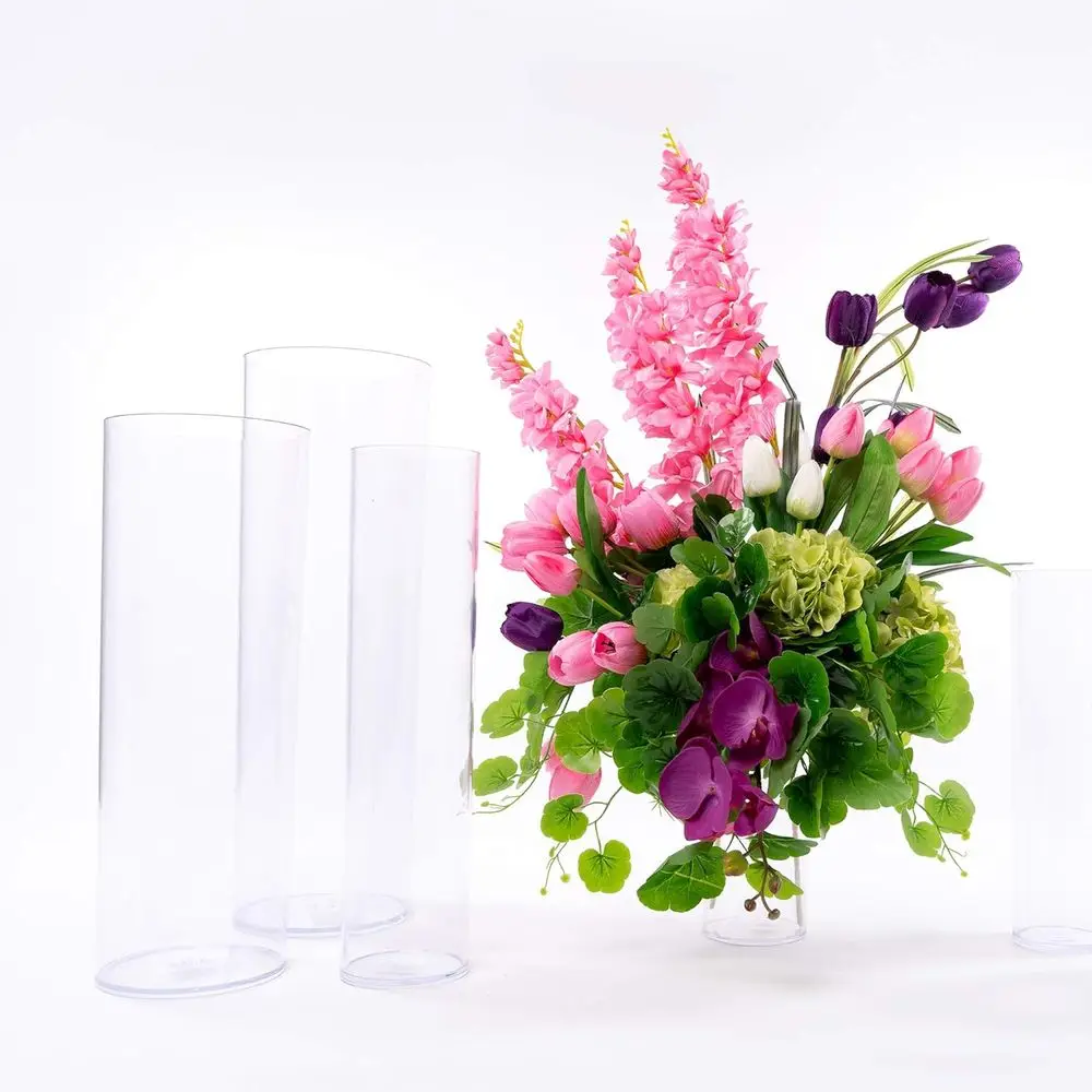 Vase cylindrique élégant en ac - Centerpiece Vase Tall avis et prix
