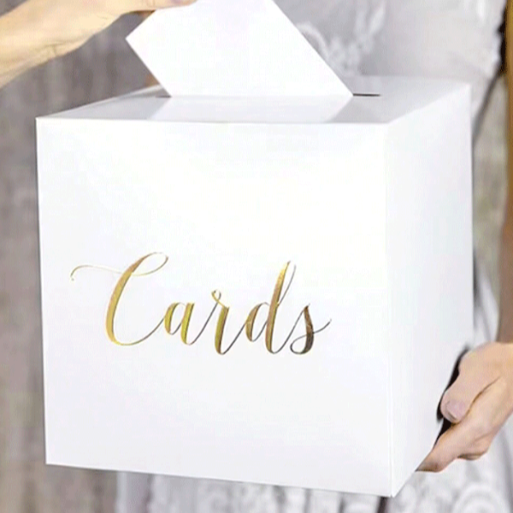 Boîte de rangement blanche et  - Wedding Card Box avis et prix