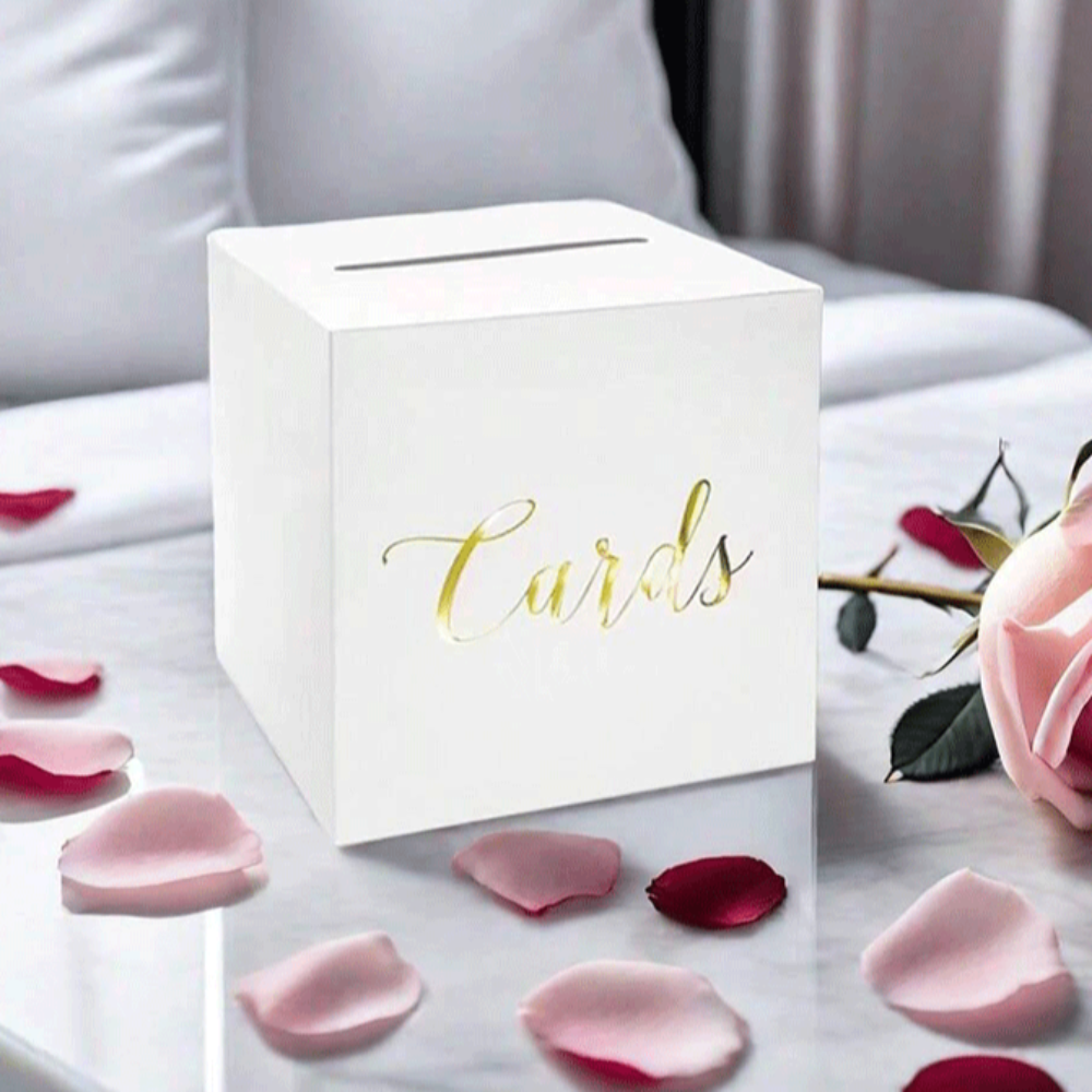 Boîte de rangement blanche et  - Wedding Card Box avis et prix