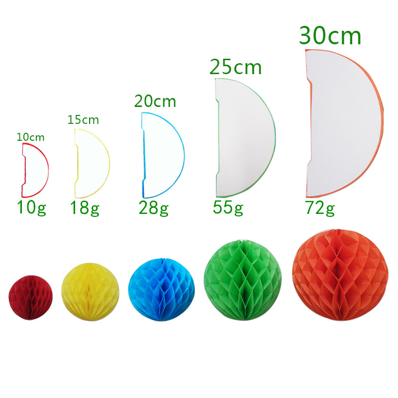 Boule en Papier Nid d'Abeille  - Wedding Event Supply avis et prix