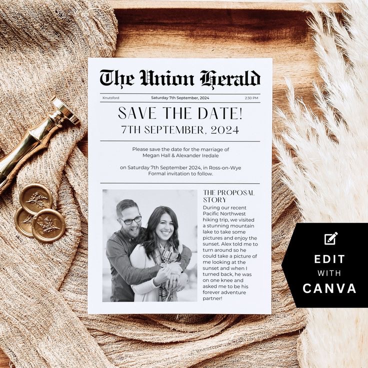 Carte de journal photo personn - Wedding Supply Business avis et prix