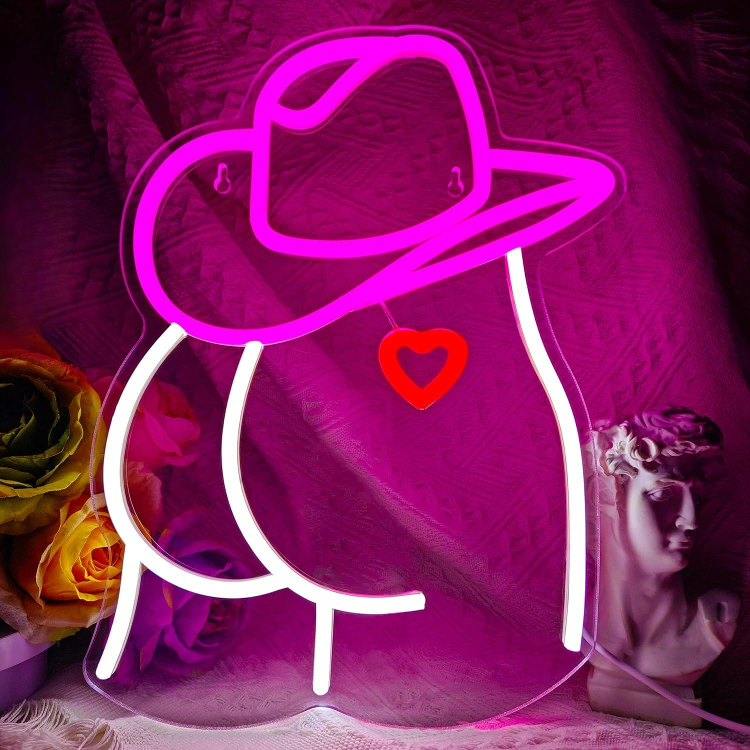 Enseigne néon LED dimmable Cow - Wedding Led avis et prix