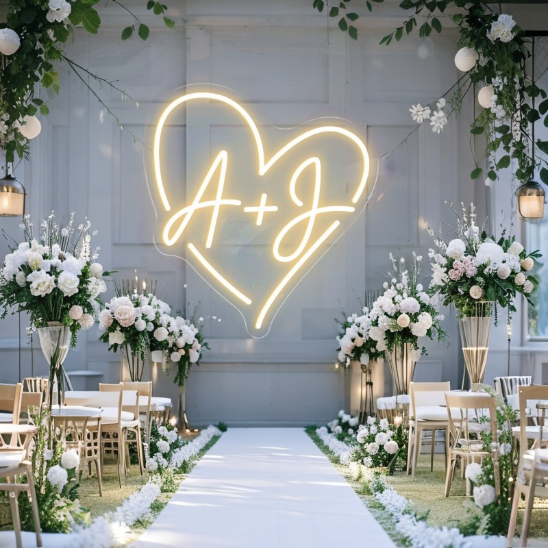 Enseigne au néon LED en forme  - Wedding Led avis et prix