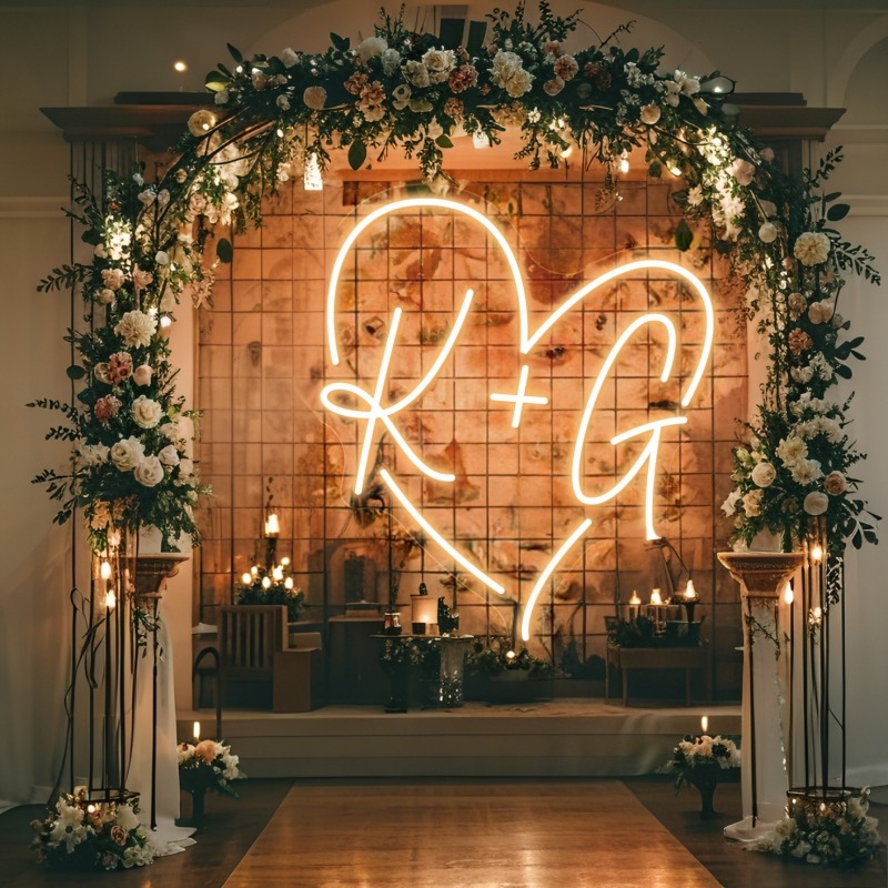 Enseigne au néon LED en forme  - Wedding Led avis et prix