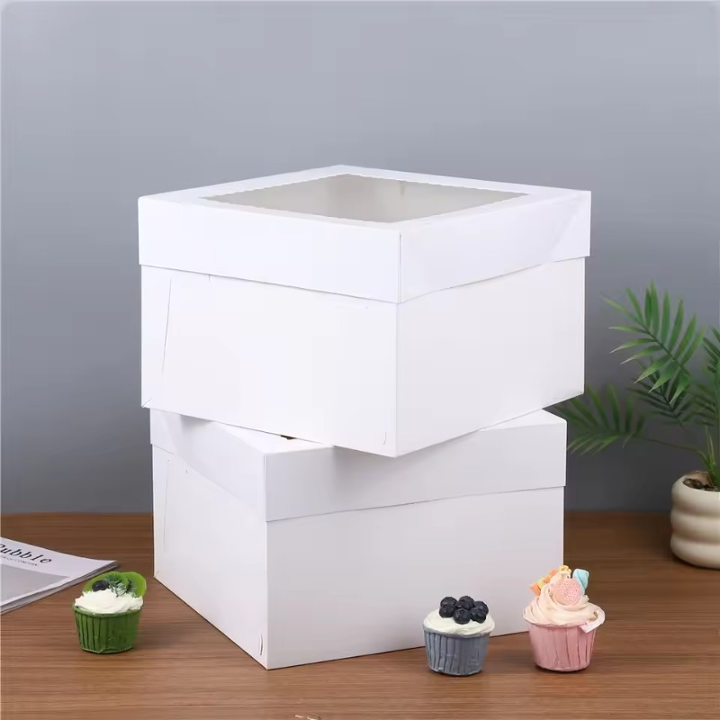 Boîtes à gâteaux jetables blan - Wedding Supply Decor avis et prix