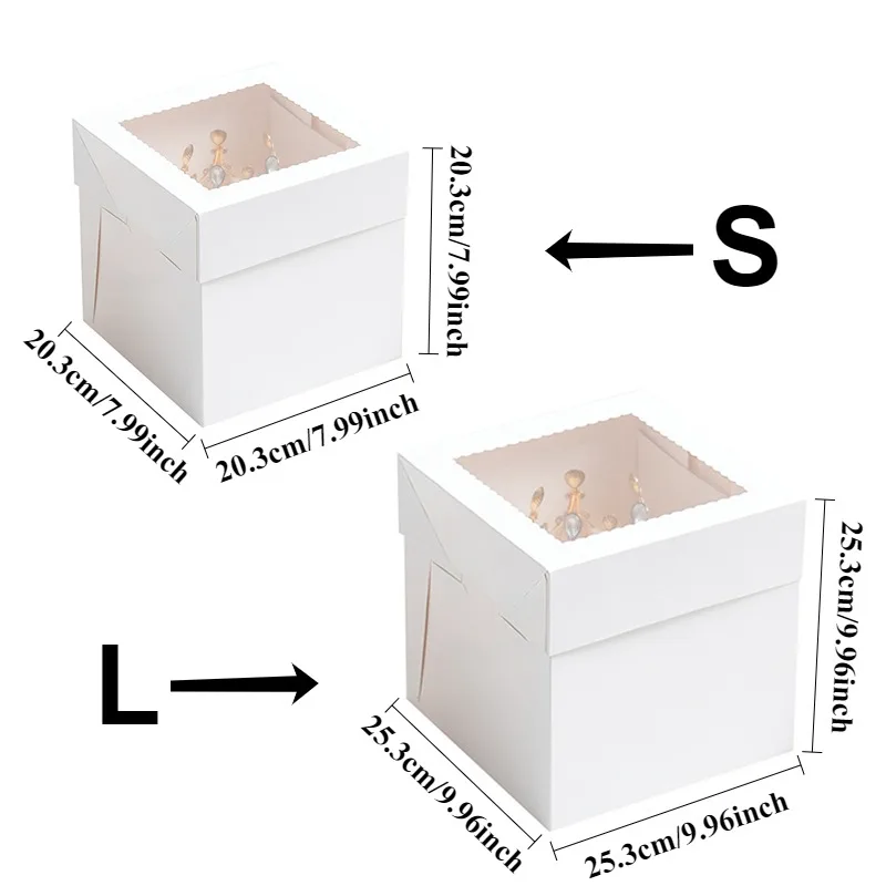 Boîtes à gâteaux jetables blan - Wedding Supply Decor avis et prix