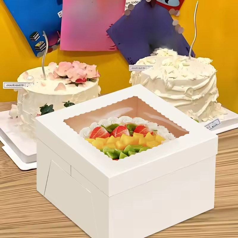 Boîtes à gâteaux jetables blan - Wedding Supply Decor avis et prix