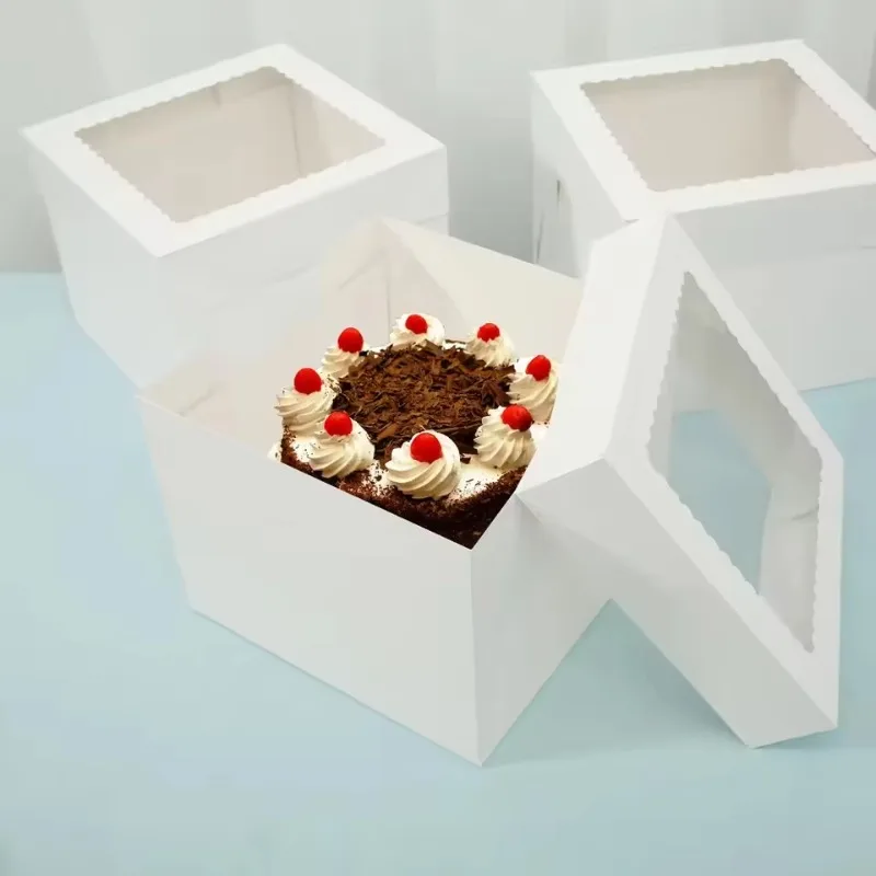 Boîtes à gâteaux jetables blan - Wedding Supply Decor avis et prix