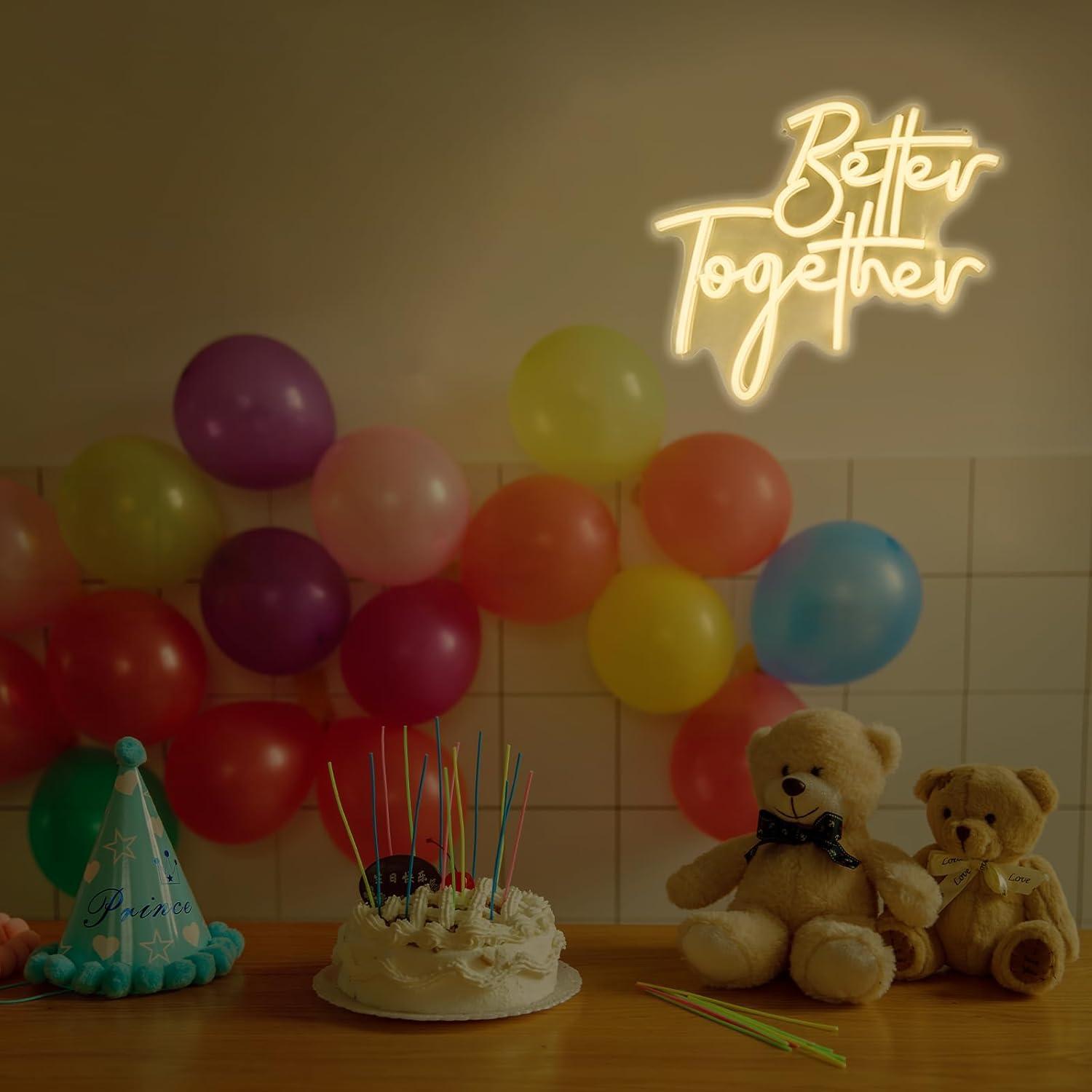 Enseigne néon « Better Togethe - Wedding Led avis et prix