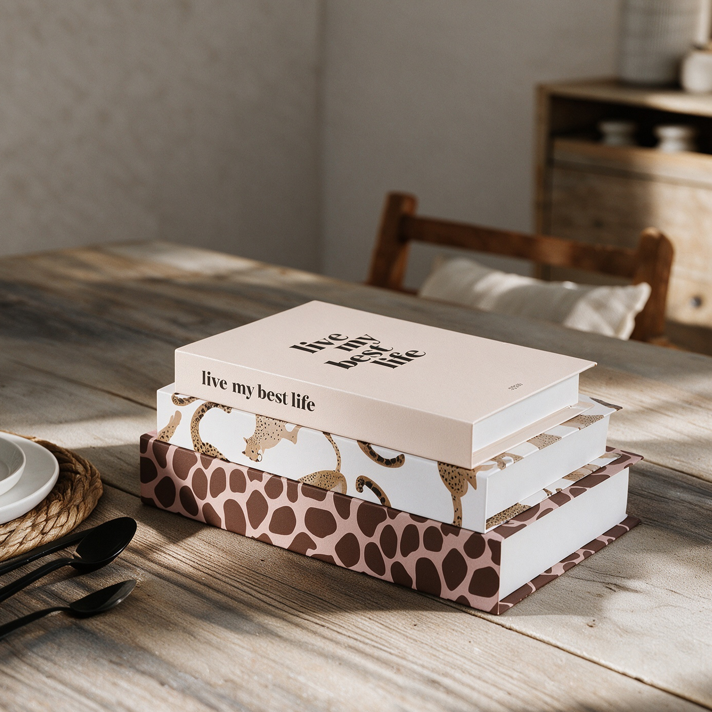 Lot de 3 faux livres de luxe o - Wedding Solution avis et prix