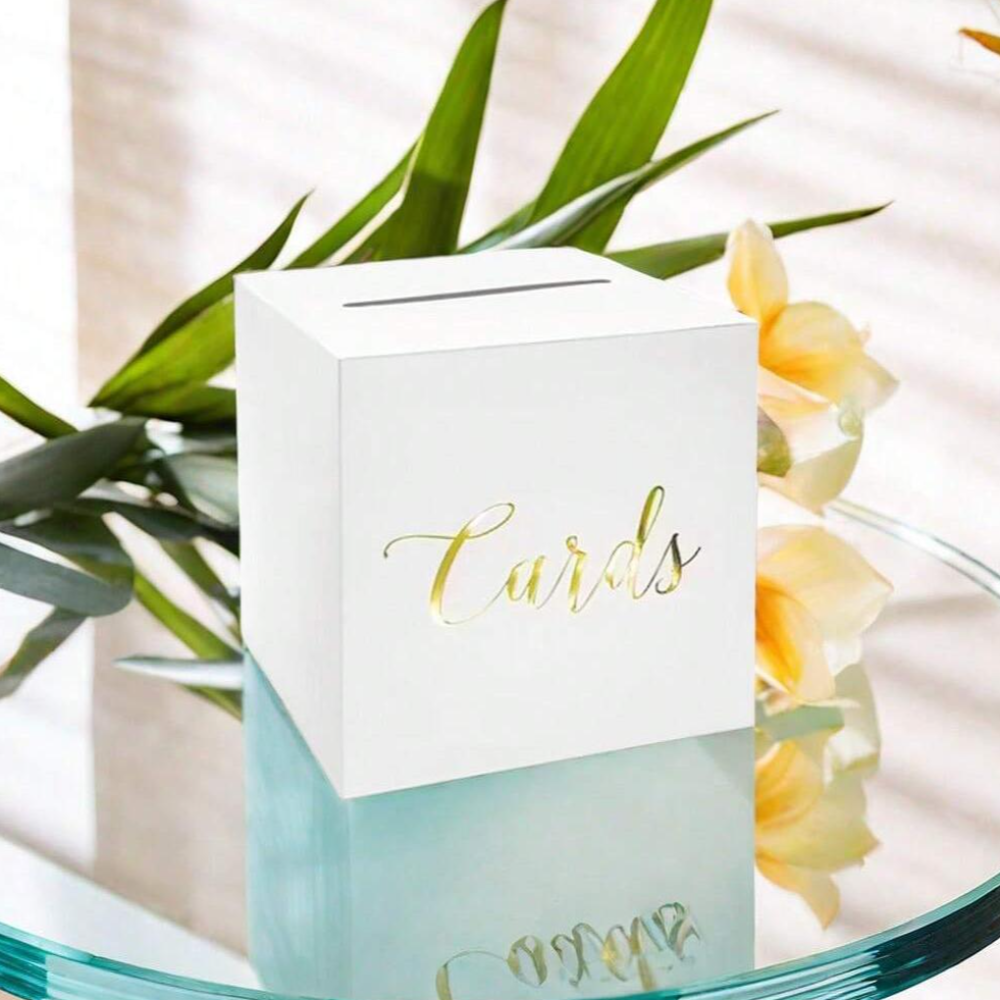 Boîte de rangement blanche et  - Wedding Card Box avis et prix
