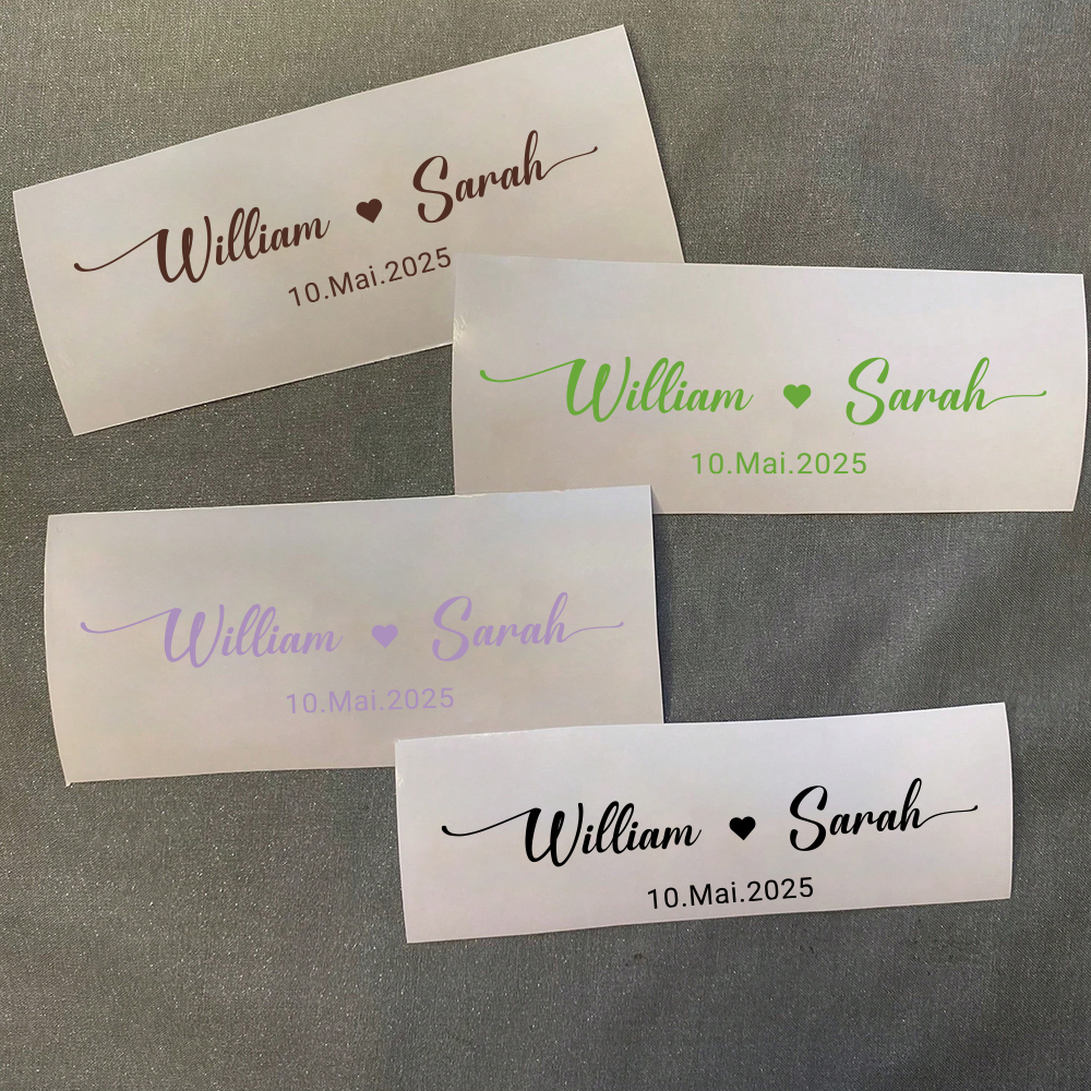 Autocollants personnalisés ave - Wedding Card Box avis et prix