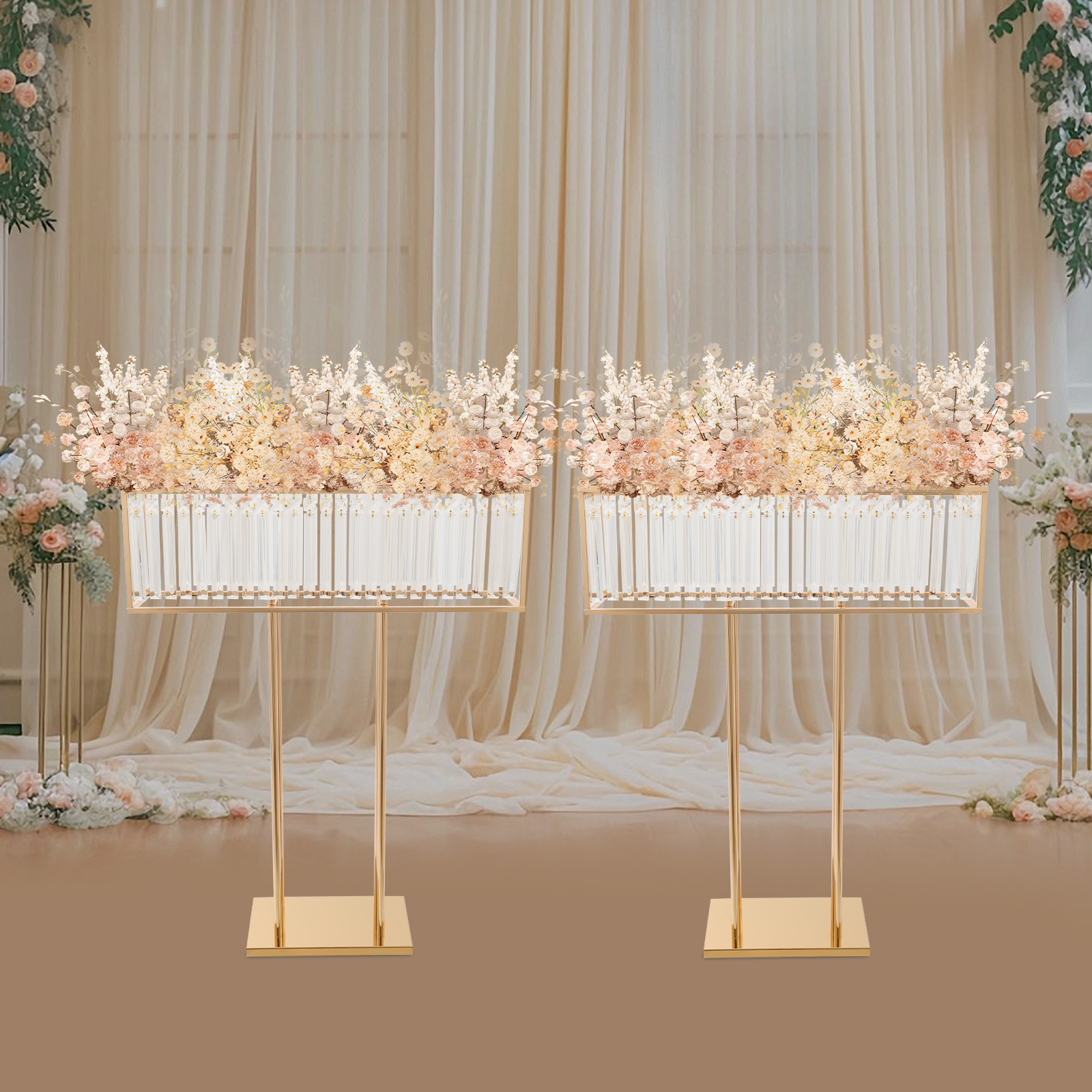 Support à fleurs en cristal po - Centerpiece Vase Tall avis et prix