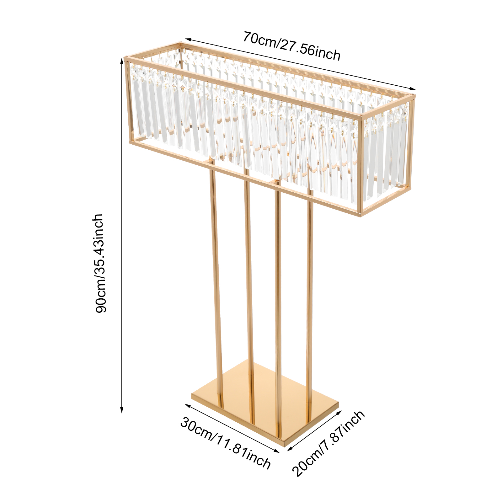 Support à fleurs en cristal po - Centerpiece Vase Tall avis et prix