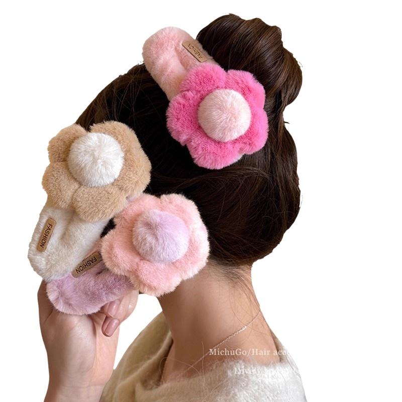 Pince à cheveux en peluche fle - Wedding Solution avis et prix