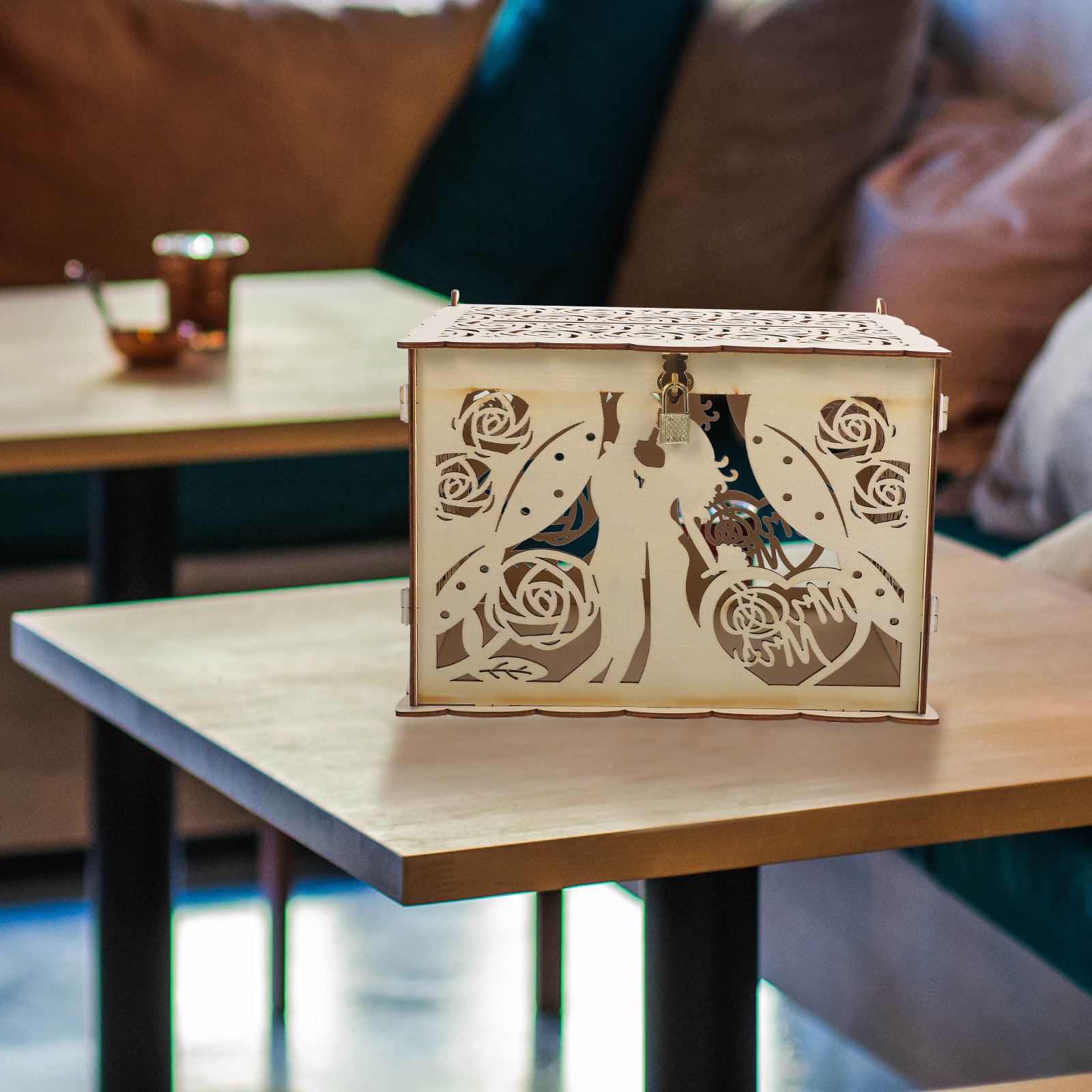 Boîte à cartes de mariage rust - Wedding Card Box avis et prix