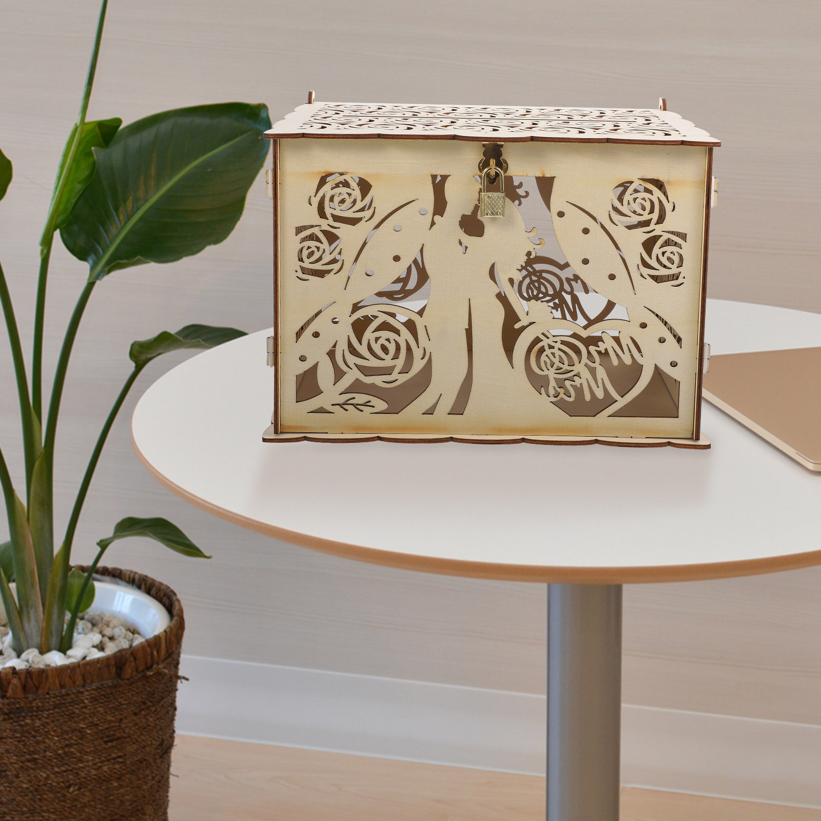 Boîte à cartes de mariage rust - Wedding Card Box avis et prix
